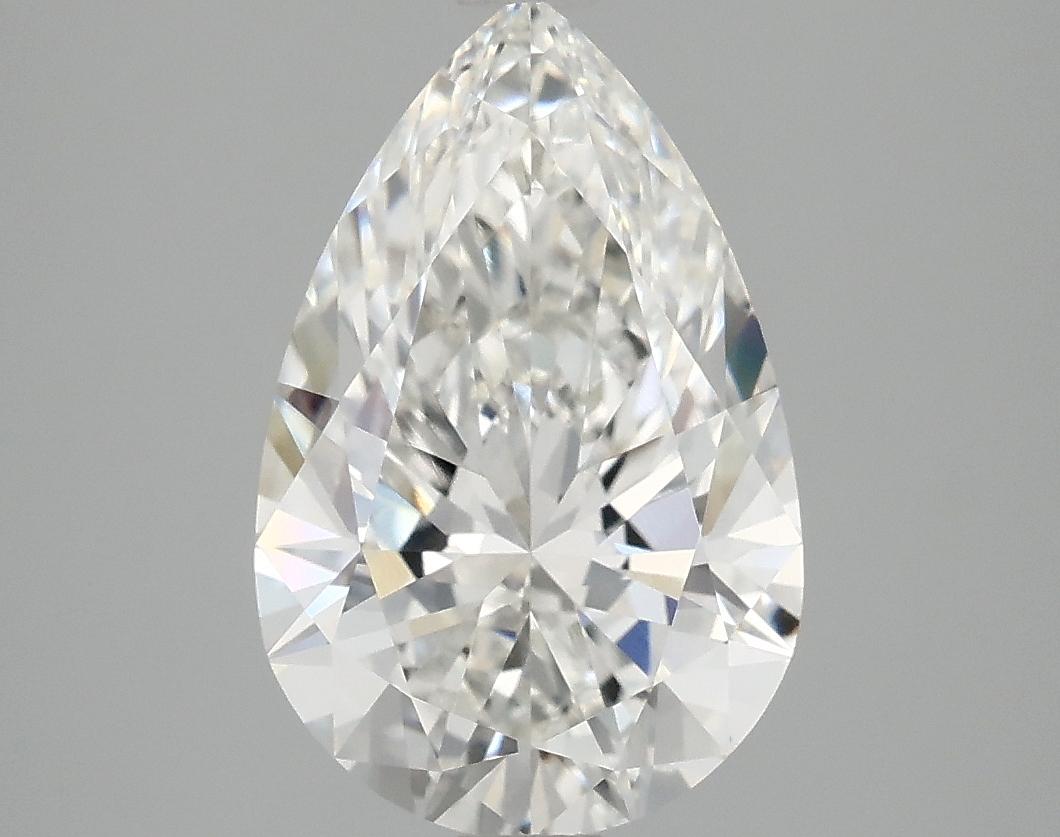 2.99 Carat Pear Shaped Ideal Cut VVS2 IGI Certified Lab Grown Diamond