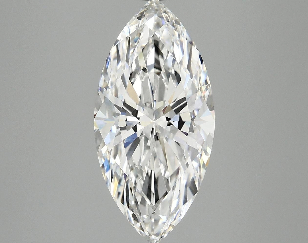 3.07 Carat Marquise Shaped Excellent Cut VVS2 IGI Certified Lab Grown Diamond