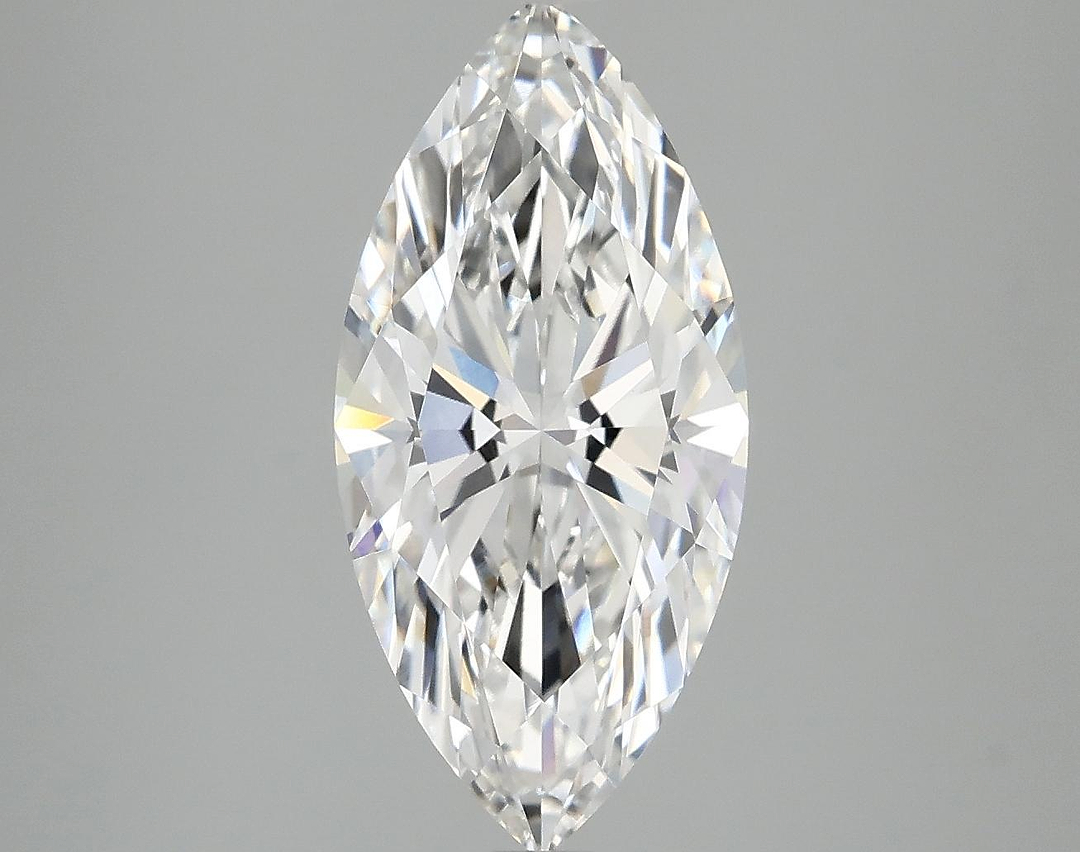 3.05 Carat Marquise Shaped Excellent Cut VVS2 IGI Certified Lab Grown Diamond