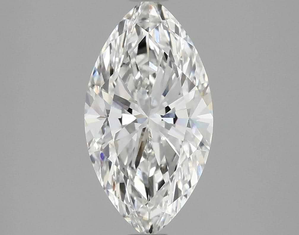 2.01 Carat Marquise Shaped Excellent Cut VVS2 IGI Certified Lab Grown Diamond