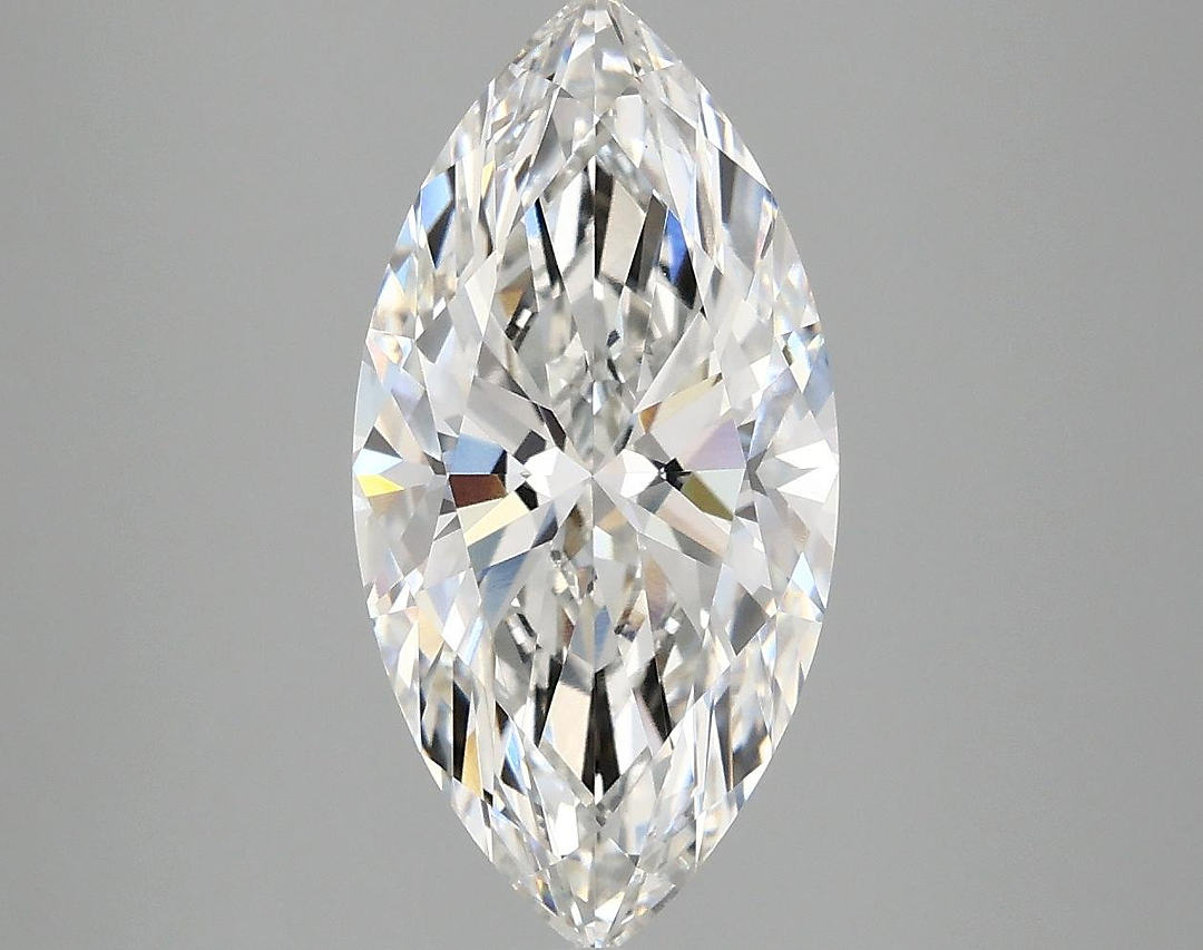 3.1 Carat Marquise Shaped Ideal Cut VVS2 IGI Certified Lab Grown Diamond