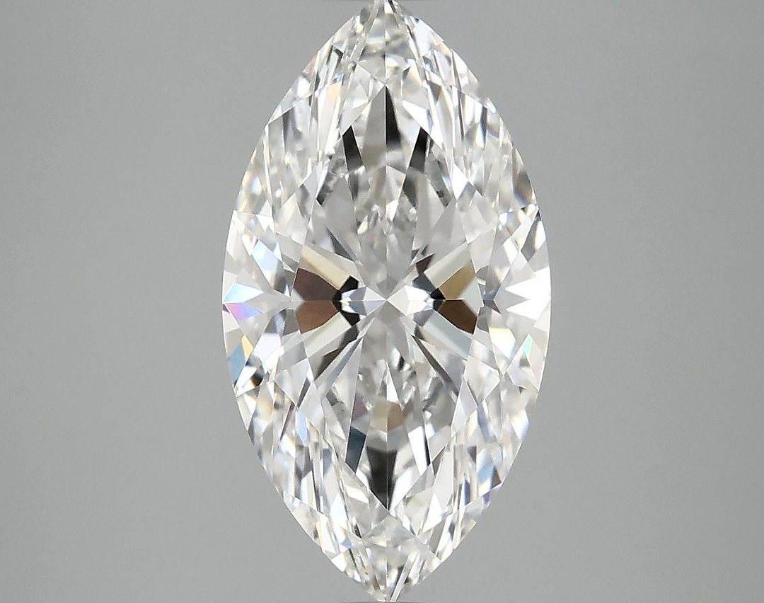 3.09 Carat Marquise Shaped Excellent Cut VVS2 IGI Certified Lab Grown Diamond