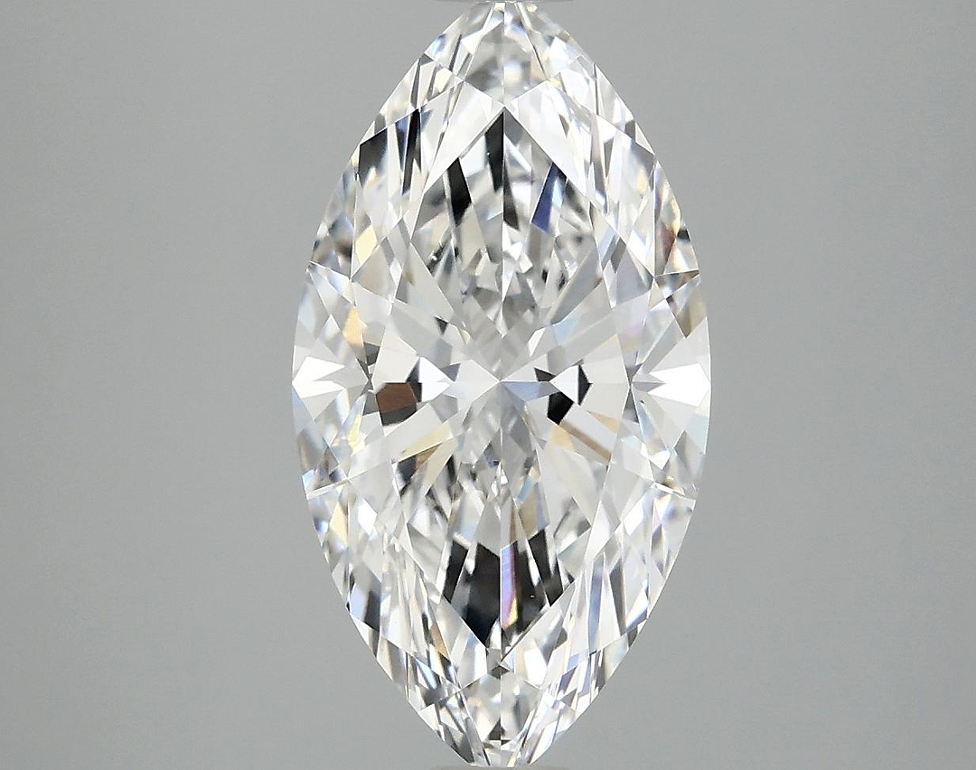 3.08 Carat Marquise Shaped Ideal Cut VVS2 IGI Certified Lab Grown Diamond
