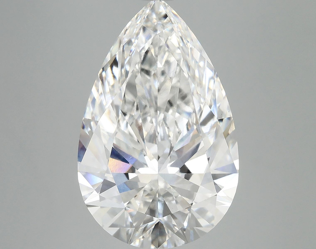 8.06 Carat Pear Shaped Ideal Cut VVS2 IGI Certified Lab Grown Diamond