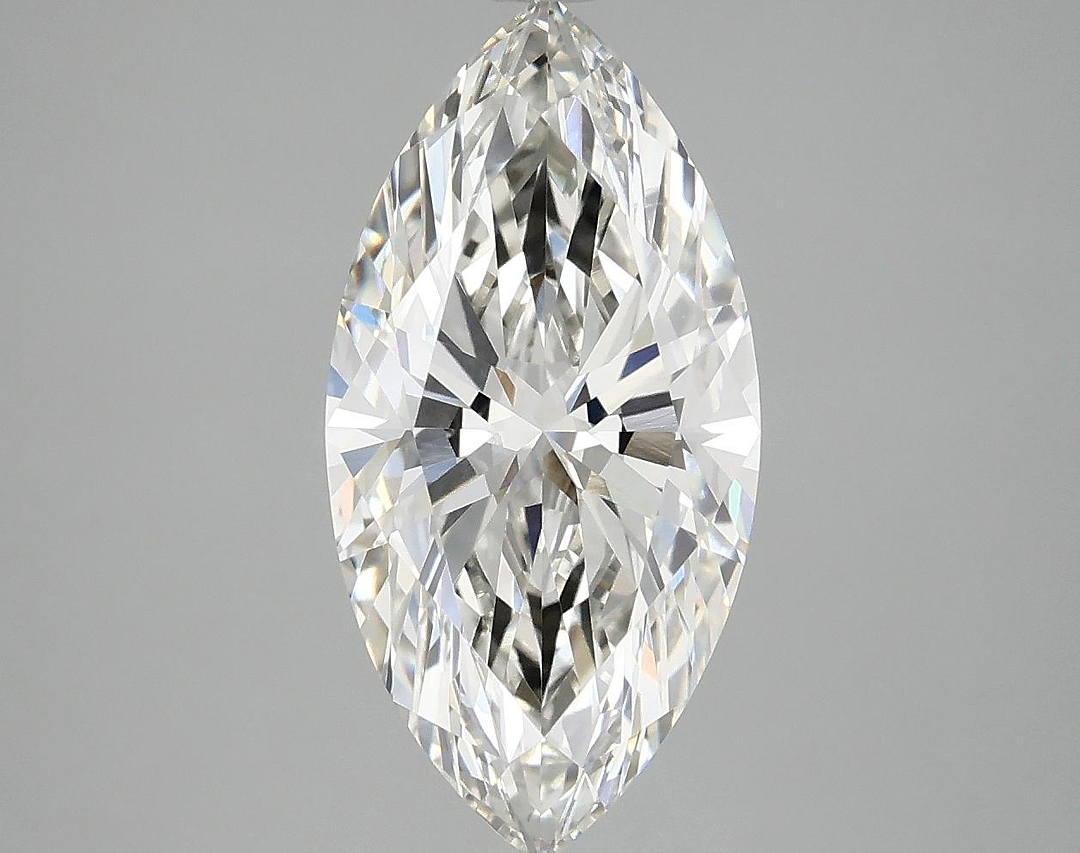 3.1 Carat Marquise Shaped Ideal Cut VVS2 IGI Certified Lab Grown Diamond