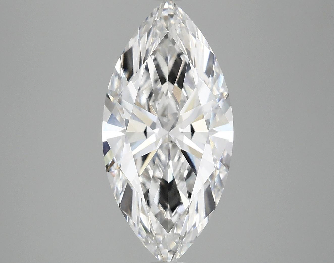3.03 Carat Marquise Shaped Excellent Cut VVS2 IGI Certified Lab Grown Diamond