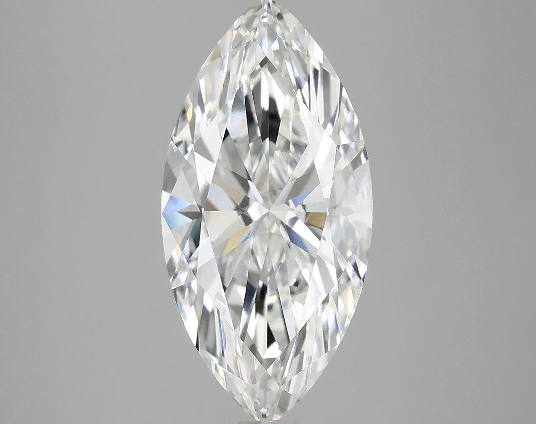 3.01 Carat Marquise Shaped Ideal Cut VVS2 IGI Certified Lab Grown Diamond