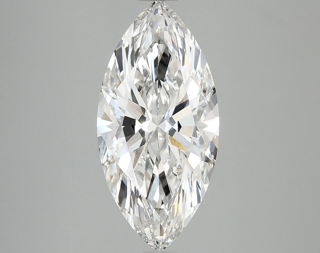 3.09 Carat Marquise Shaped Excellent Cut VVS2 IGI Certified Lab Grown Diamond