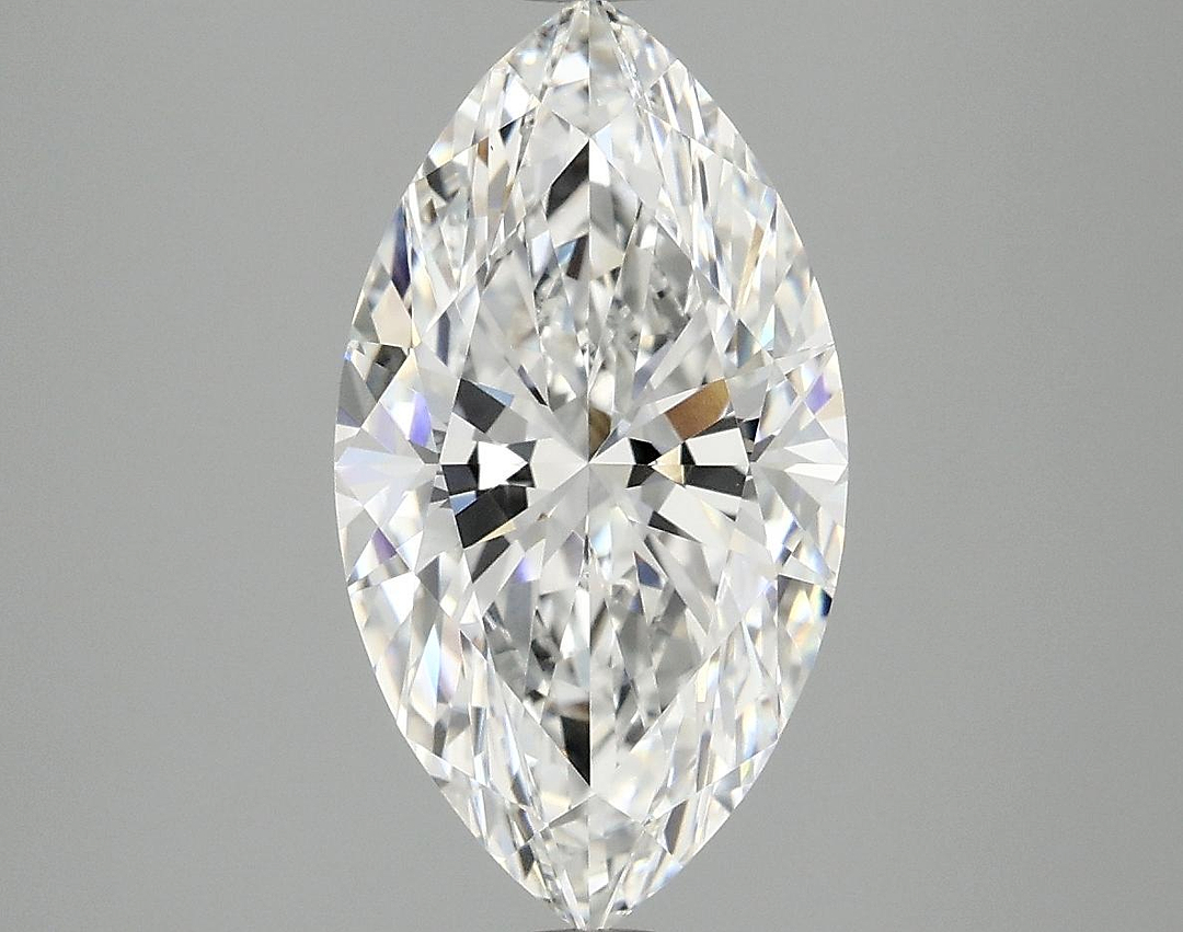 3.08 Carat Marquise Shaped Excellent Cut VVS2 IGI Certified Lab Grown Diamond