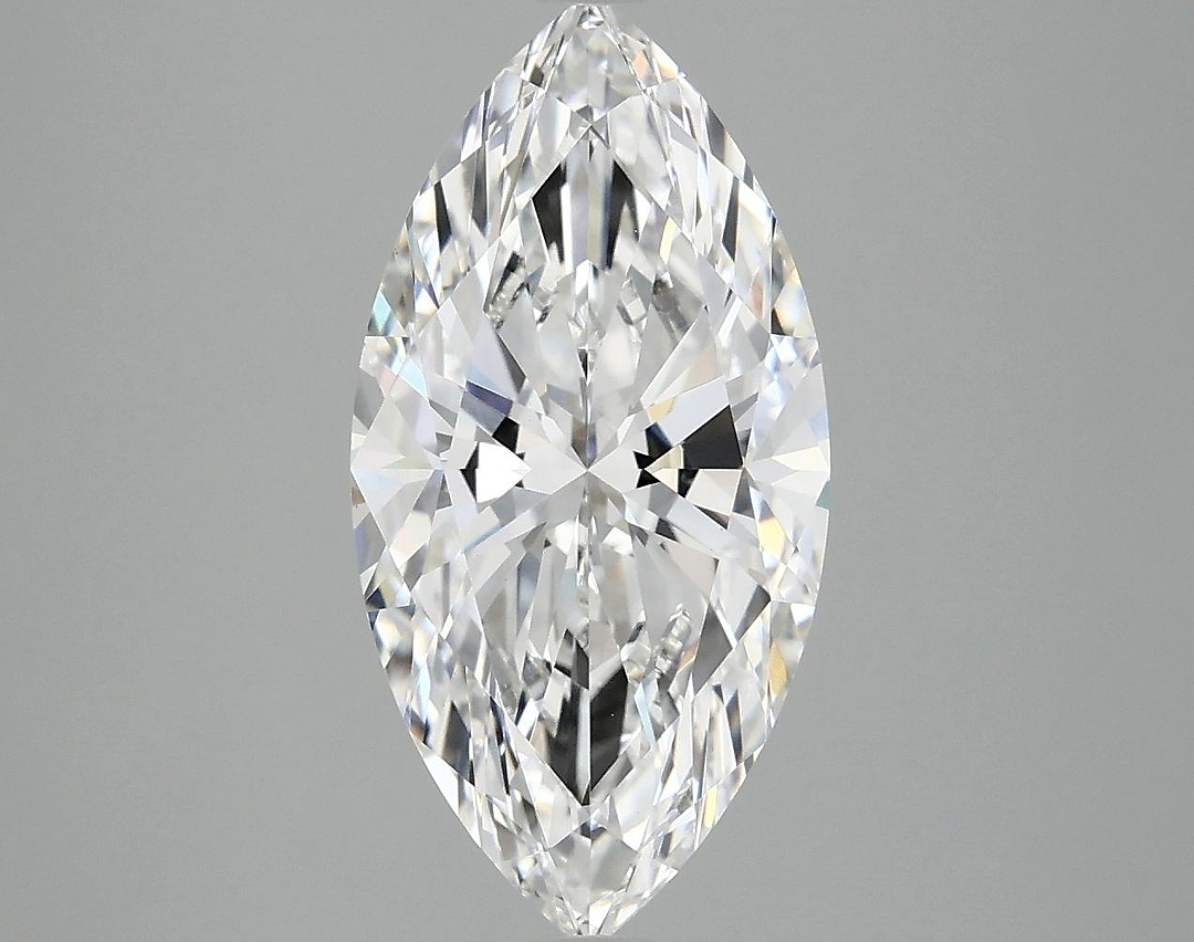 3.06 Carat Marquise Shaped Ideal Cut VVS2 IGI Certified Lab Grown Diamond