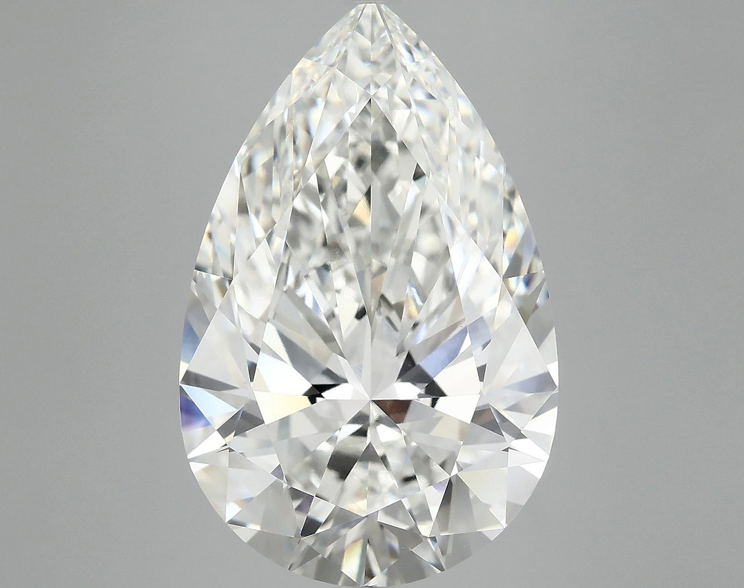 10.1 Carat Pear Shaped Ideal Cut VVS2 IGI Certified Lab Grown Diamond