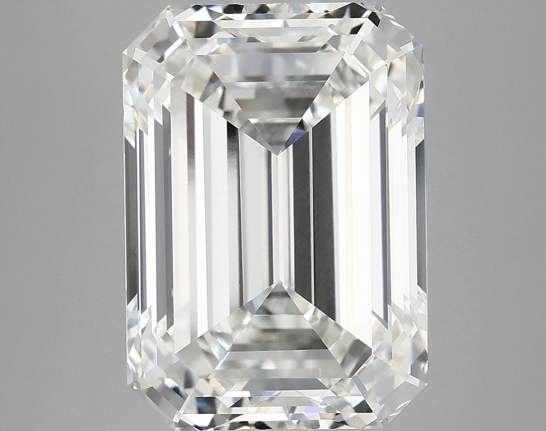 7.64 Carat Emerald Shaped Ideal Cut VVS2 IGI Certified Lab Grown Diamond