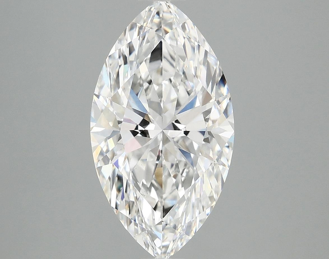 3.08 Carat Marquise Shaped Excellent Cut VVS2 IGI Certified Lab Grown Diamond