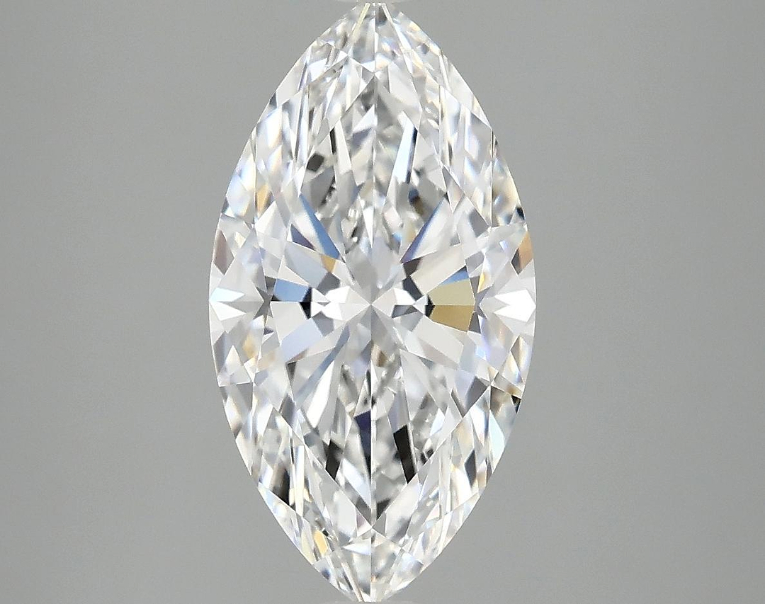 3.02 Carat Marquise Shaped Excellent Cut VVS2 IGI Certified Lab Grown Diamond