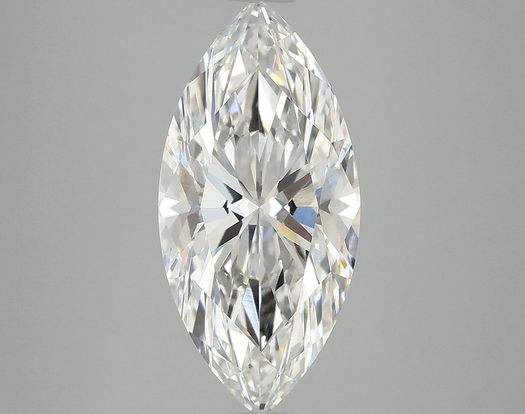 3.09 Carat Marquise Shaped Excellent Cut VVS2 IGI Certified Lab Grown Diamond