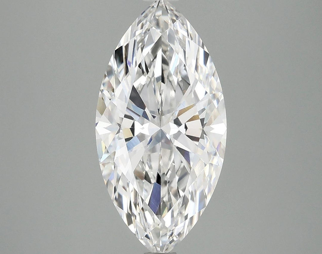 3.09 Carat Marquise Shaped Ideal Cut VVS2 IGI Certified Lab Grown Diamond