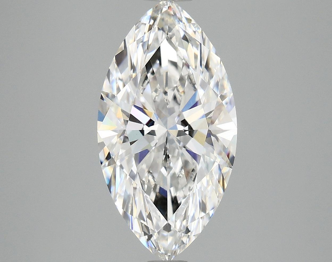 3.09 Carat Marquise Shaped Excellent Cut VVS2 IGI Certified Lab Grown Diamond