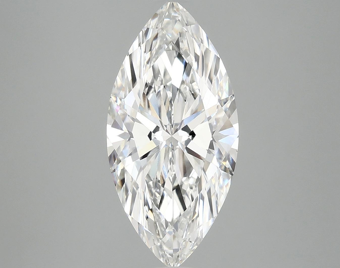 3.02 Carat Marquise Shaped Excellent Cut VVS2 IGI Certified Lab Grown Diamond