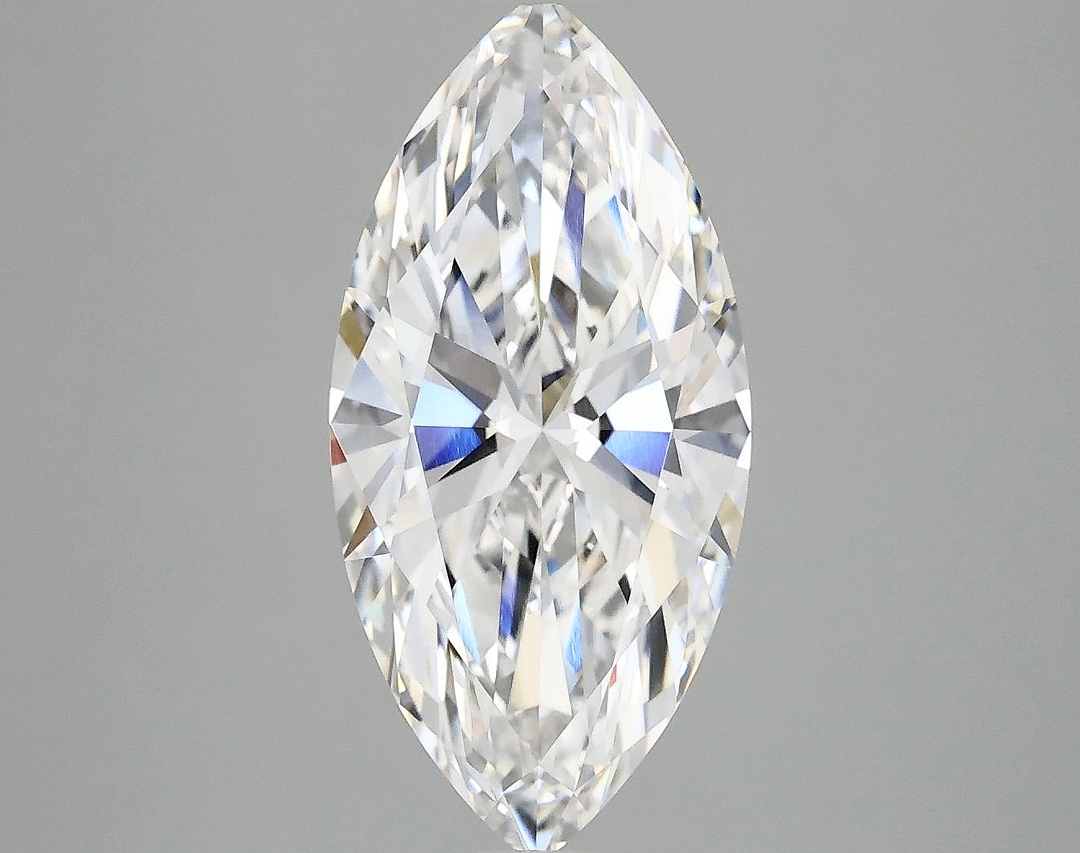3.03 Carat Marquise Shaped Excellent Cut VVS2 IGI Certified Lab Grown Diamond