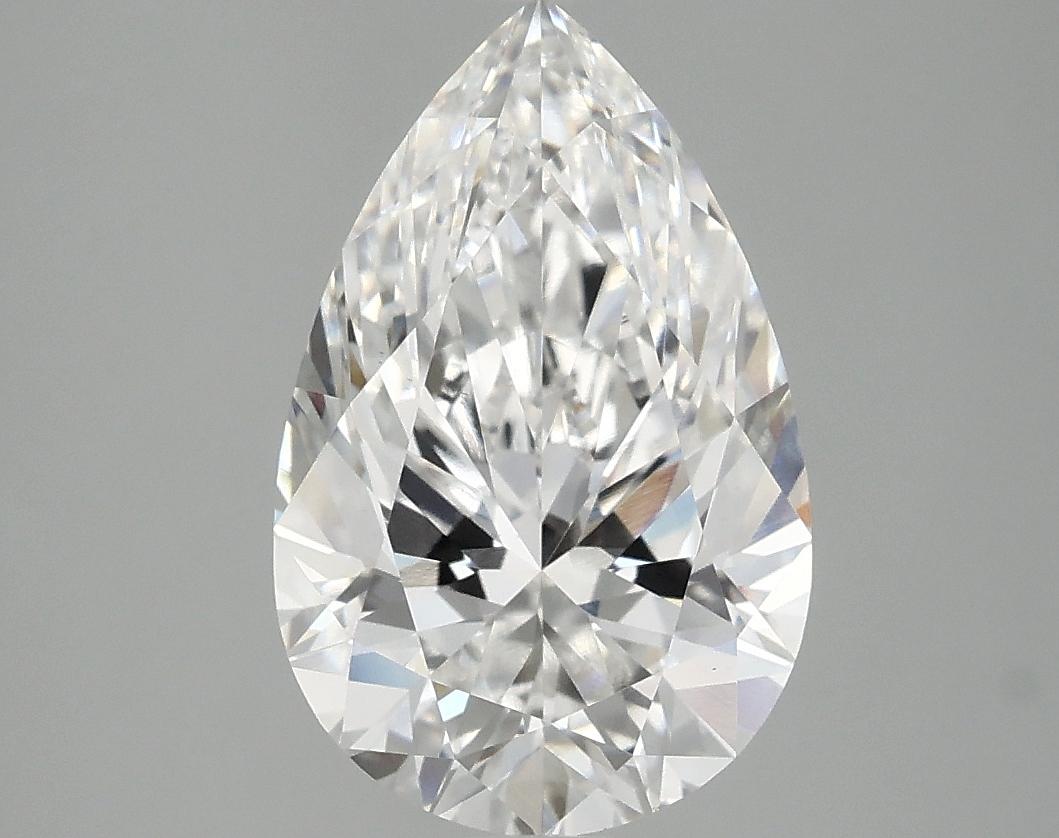 3.09 Carat Pear Shaped Ideal Cut VS1 IGI Certified Lab Grown Diamond