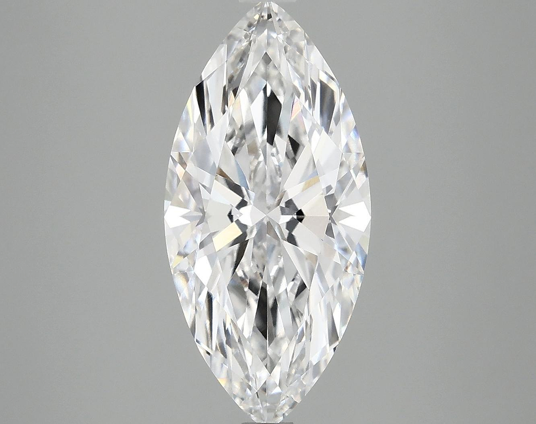 3.1 Carat Marquise Shaped Excellent Cut VVS2 IGI Certified Lab Grown Diamond