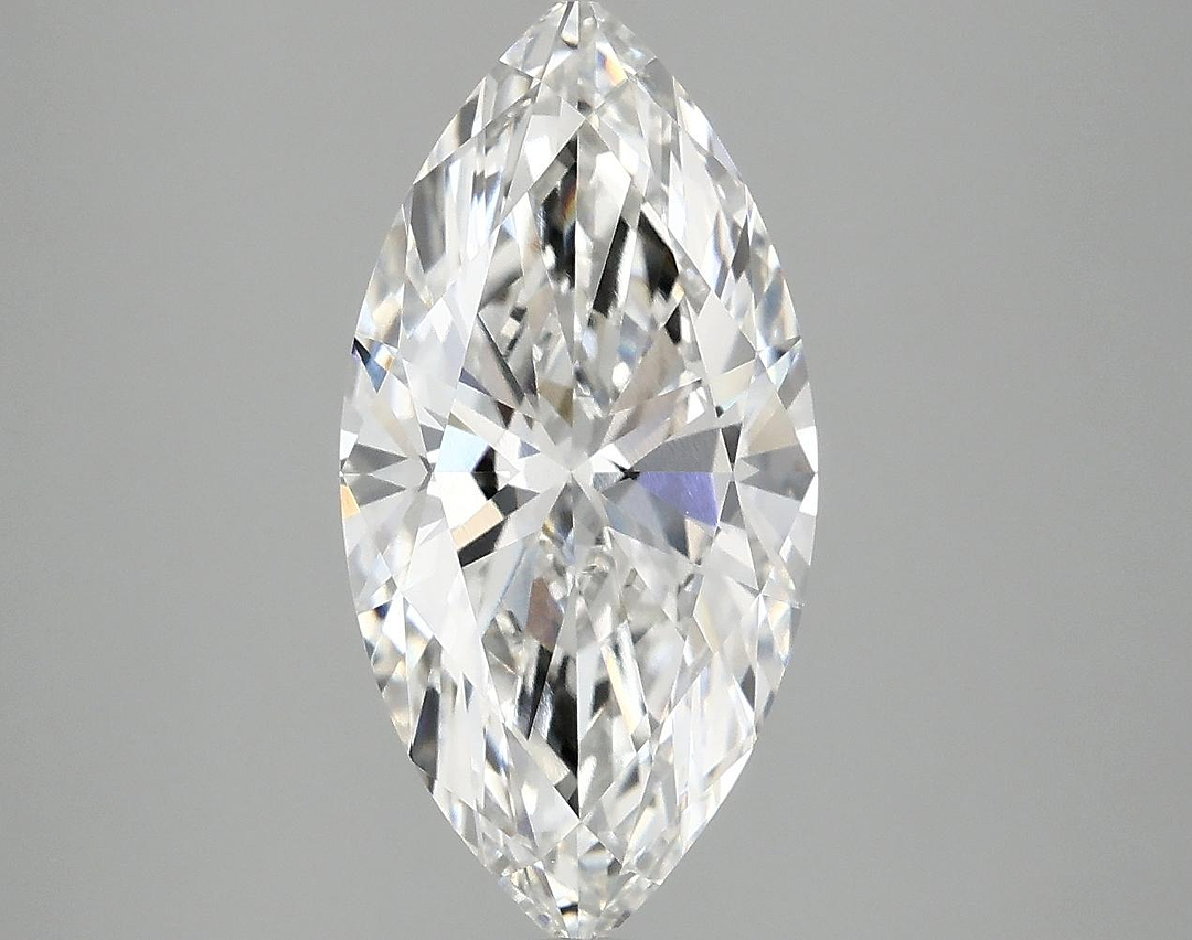 3.01 Carat Marquise Shaped Ideal Cut VVS2 IGI Certified Lab Grown Diamond