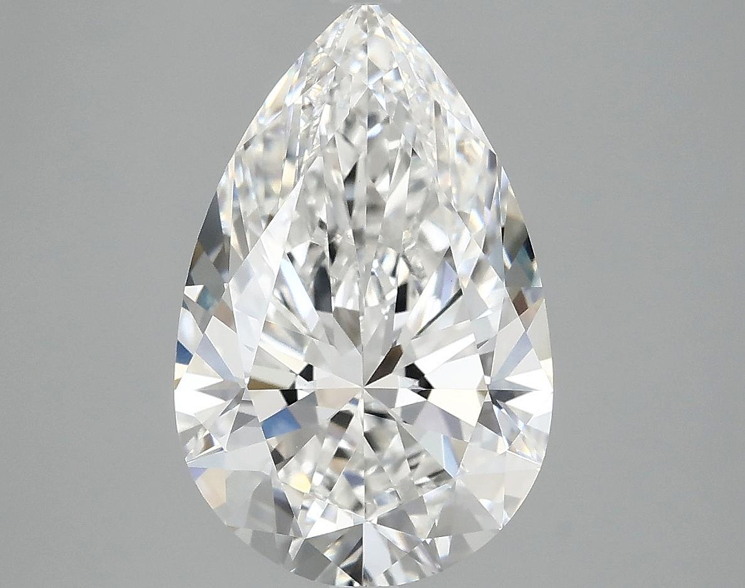 4.0 Carat Pear Shaped Ideal Cut VVS2 IGI Certified Lab Grown Diamond