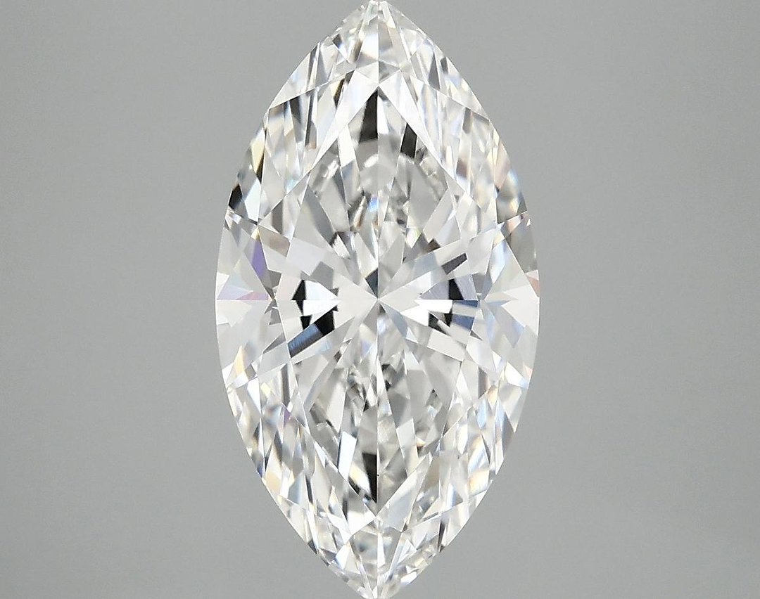 3.08 Carat Marquise Shaped Excellent Cut VVS2 IGI Certified Lab Grown Diamond