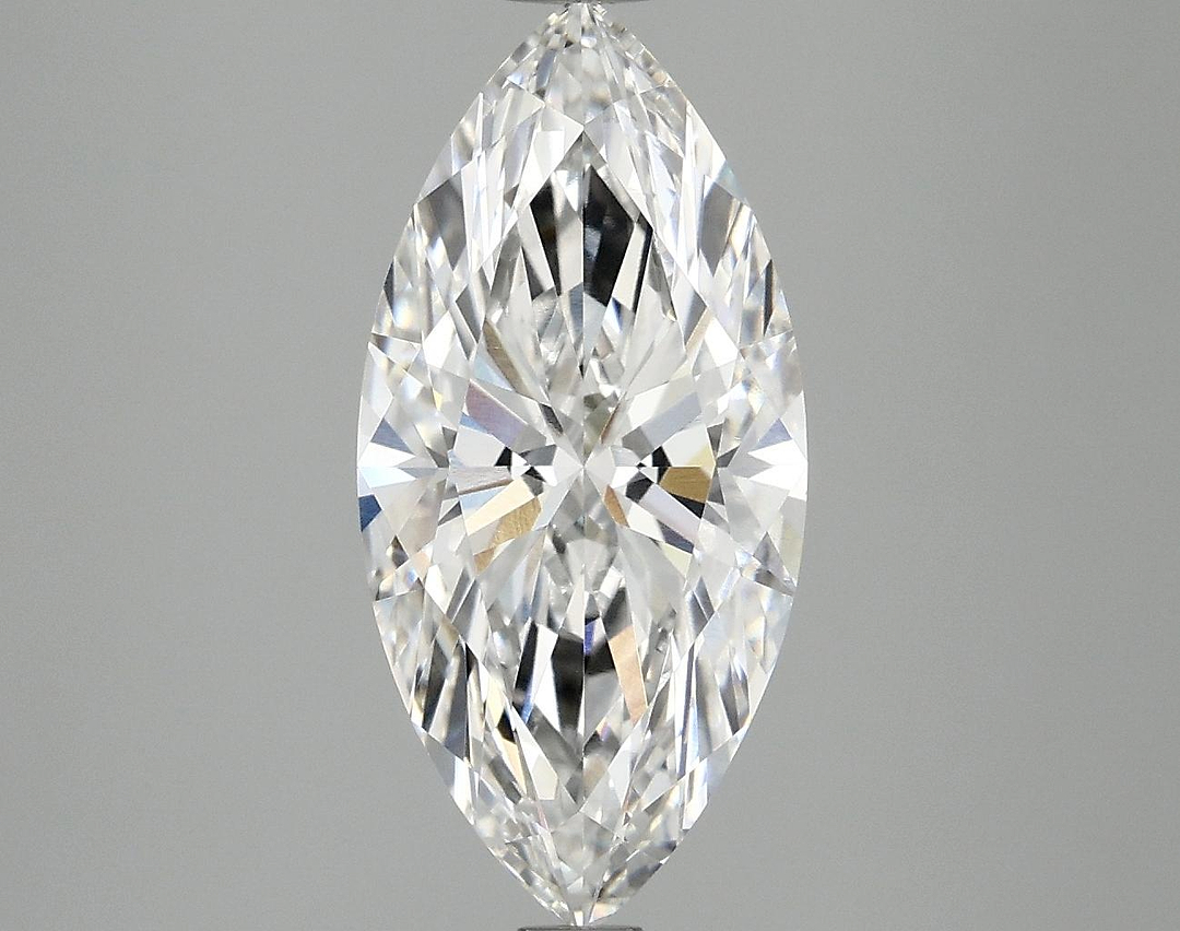 3.08 Carat Marquise Shaped Excellent Cut VVS2 IGI Certified Lab Grown Diamond