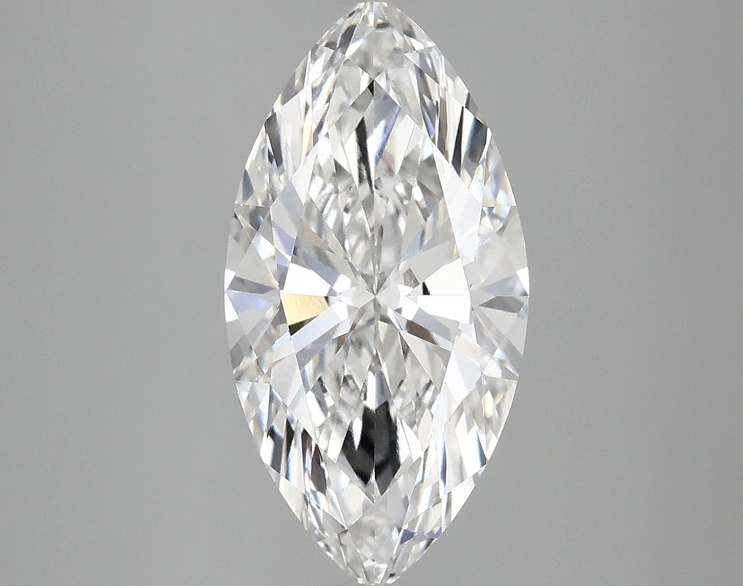 3.03 Carat Marquise Shaped Ideal Cut VVS2 IGI Certified Lab Grown Diamond