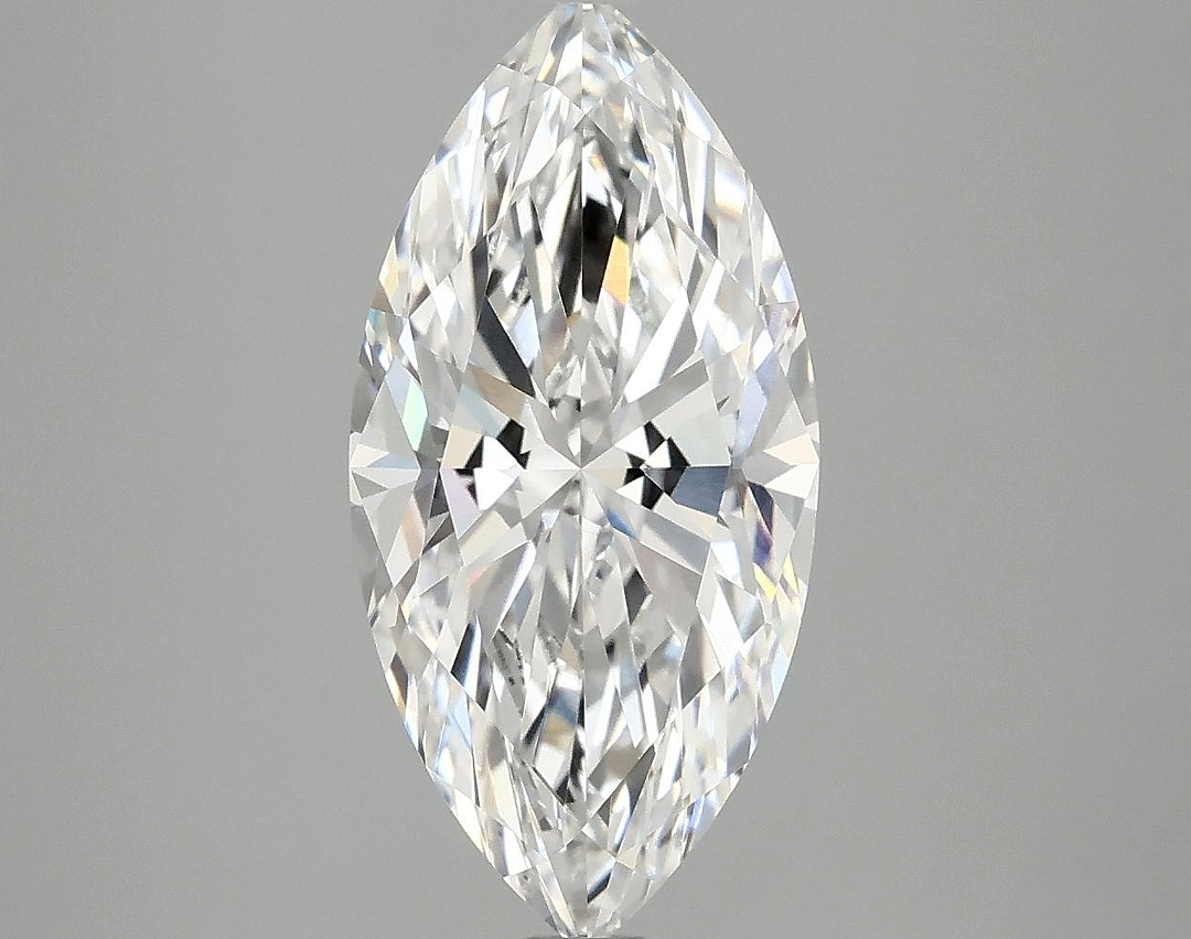 3.02 Carat Marquise Shaped Excellent Cut VVS2 IGI Certified Lab Grown Diamond