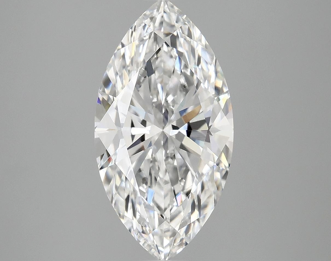 3.08 Carat Marquise Shaped Ideal Cut VVS2 IGI Certified Lab Grown Diamond