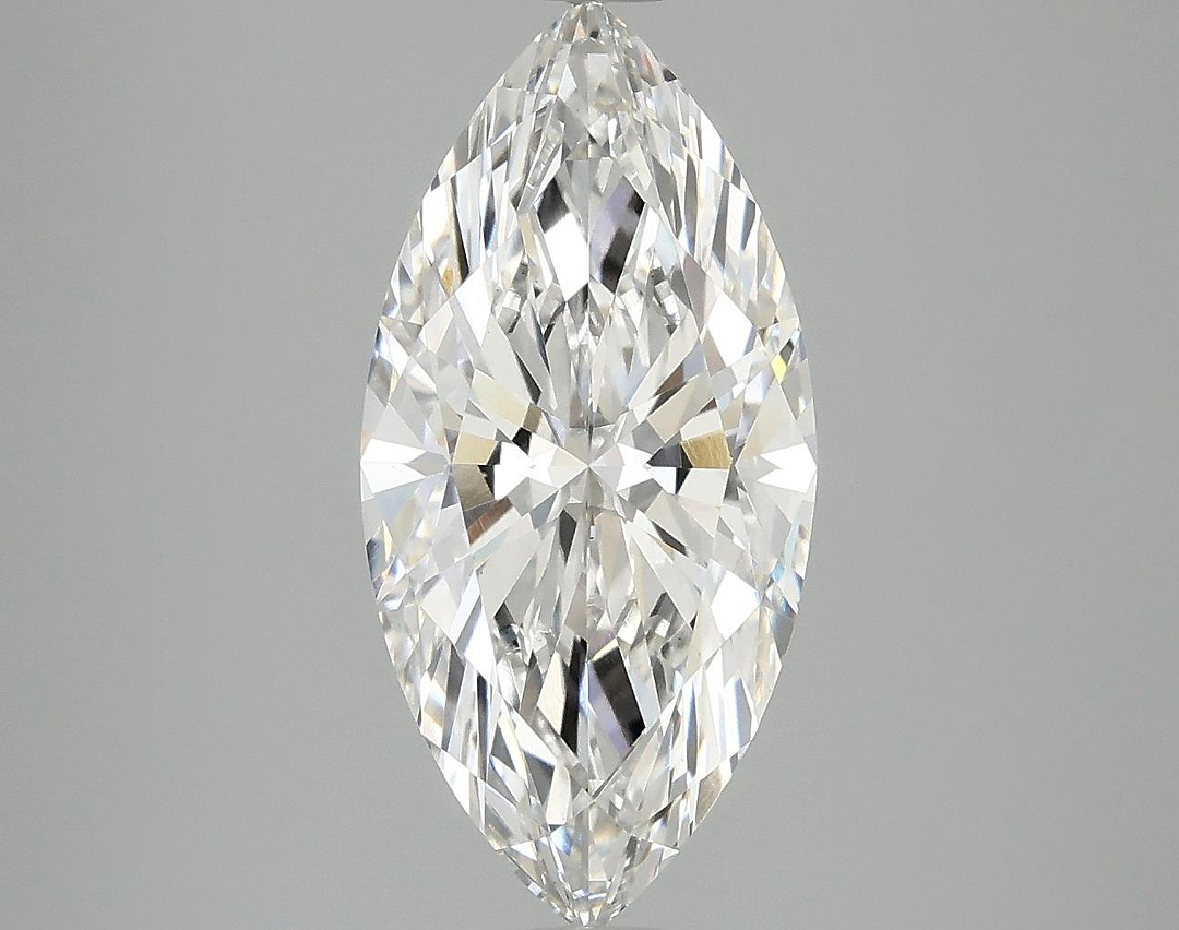 3.08 Carat Marquise Shaped Excellent Cut VVS2 IGI Certified Lab Grown Diamond