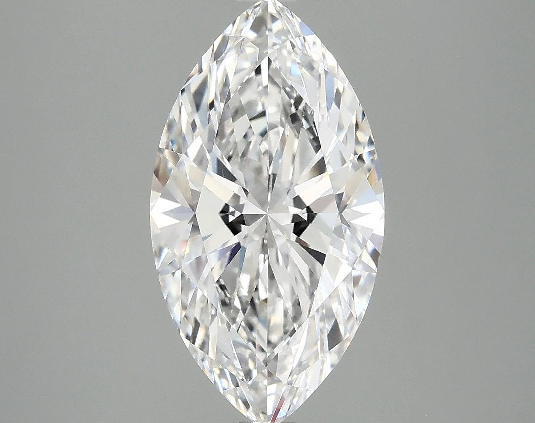 3.06 Carat Marquise Shaped Excellent Cut VVS2 IGI Certified Lab Grown Diamond