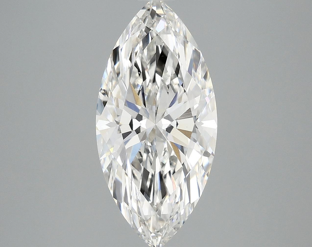 3.01 Carat Marquise Shaped Excellent Cut VVS2 IGI Certified Lab Grown Diamond