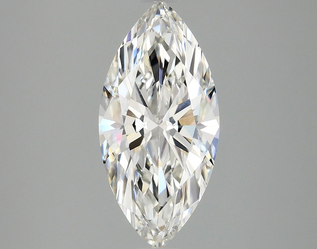 2.05 Carat Marquise Shaped Excellent Cut VVS2 IGI Certified Lab Grown Diamond