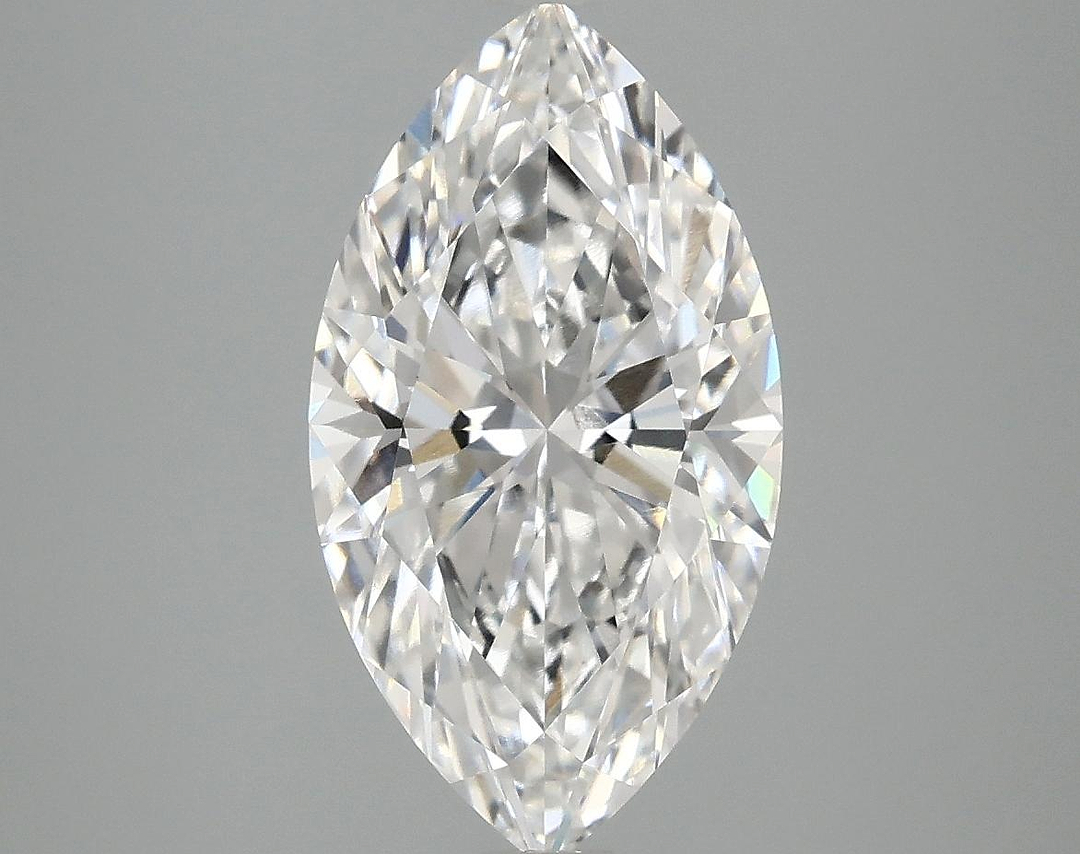 3.02 Carat Marquise Shaped Excellent Cut VVS2 IGI Certified Lab Grown Diamond