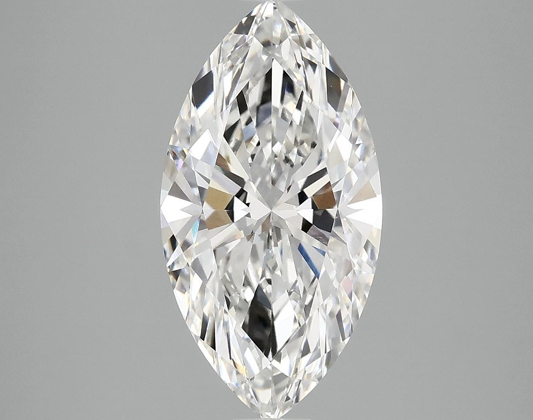 3.04 Carat Marquise Shaped Ideal Cut VVS1 IGI Certified Lab Grown Diamond