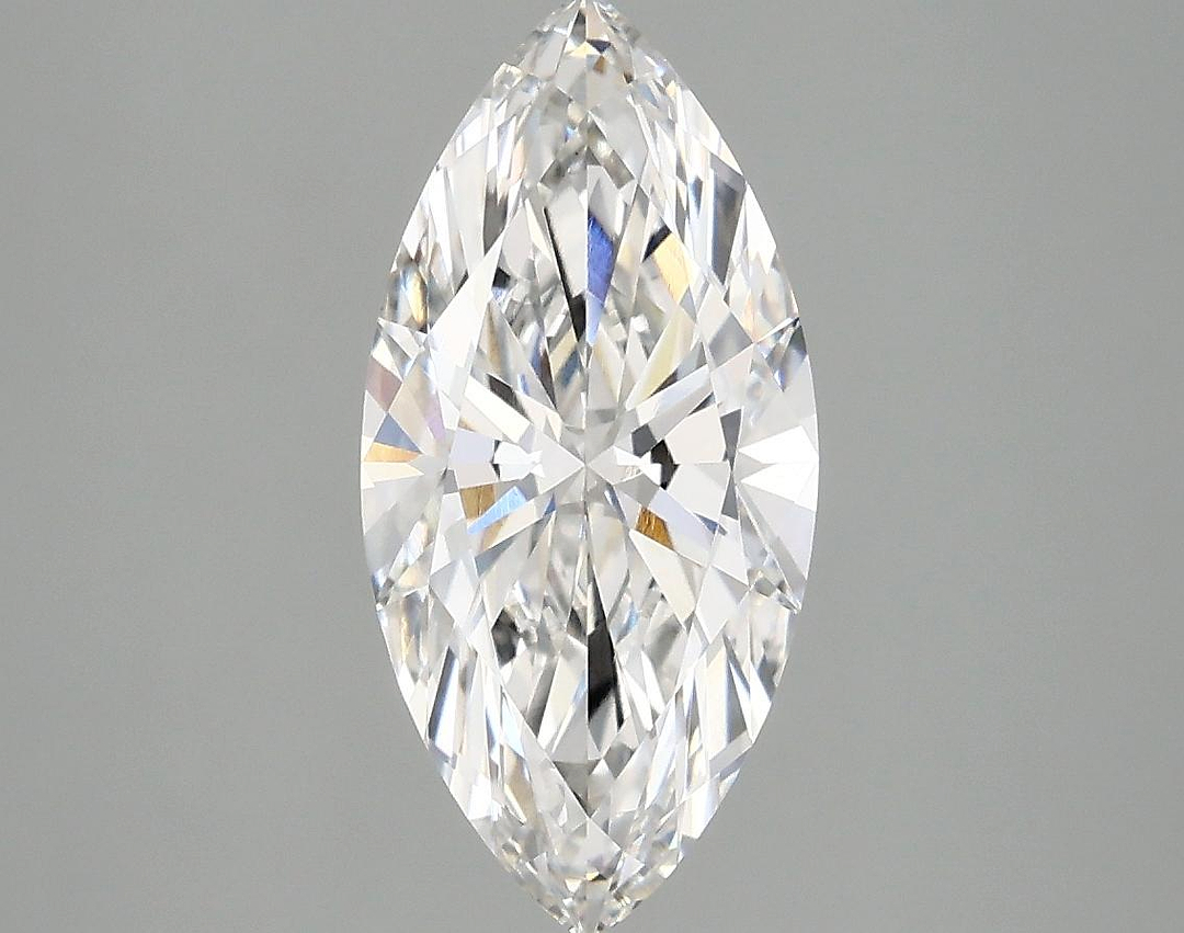 1.9 Carat Marquise Shaped Excellent Cut VVS2 IGI Certified Lab Grown Diamond