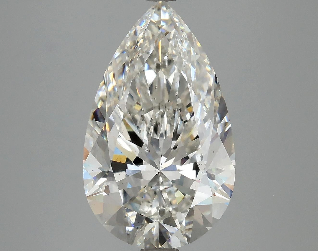 5.12 Carat Pear Shaped Ideal Cut SI1 IGI Certified Lab Grown Diamond