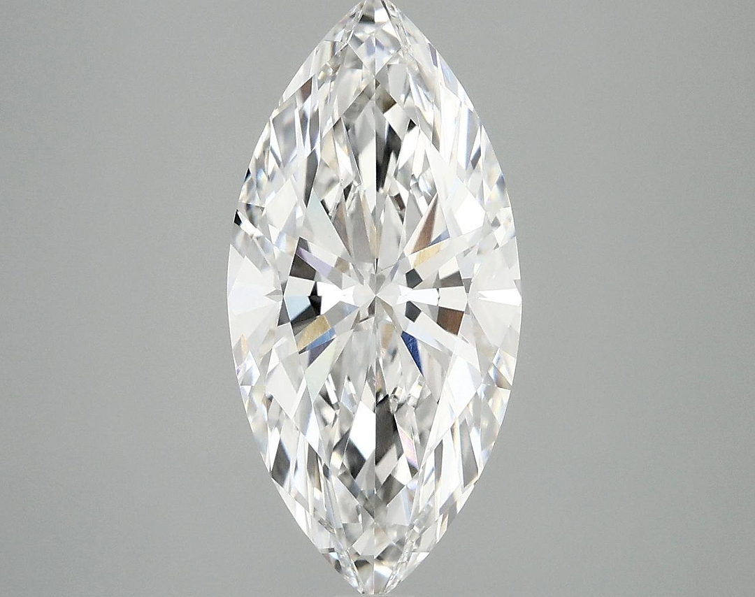 2.97 Carat Marquise Shaped Excellent Cut VVS2 IGI Certified Lab Grown Diamond