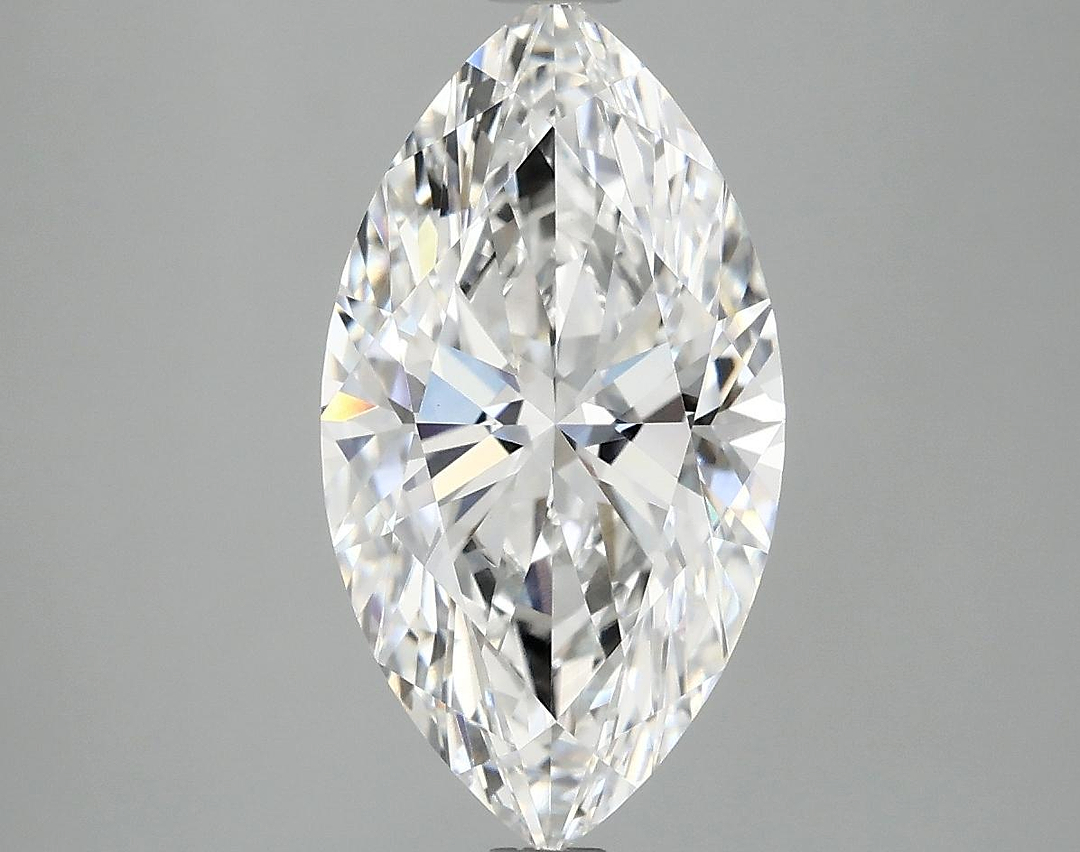 3.02 Carat Marquise Shaped Excellent Cut VVS2 IGI Certified Lab Grown Diamond