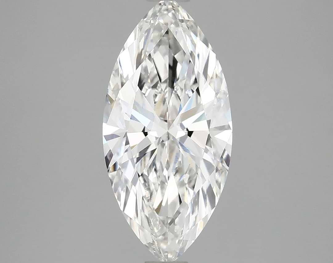 1.99 Carat Marquise Shaped Excellent Cut VVS2 IGI Certified Lab Grown Diamond