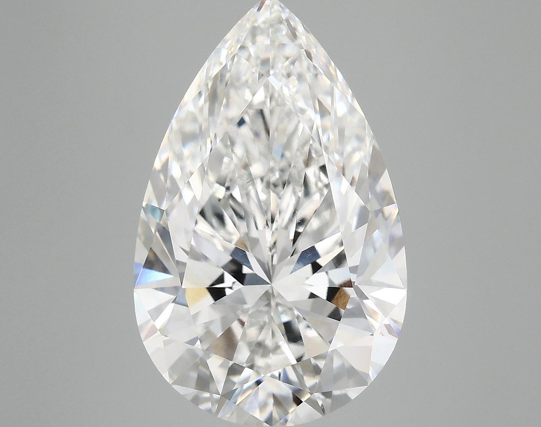 7.2 Carat Pear Shaped Ideal Cut VVS2 IGI Certified Lab Grown Diamond