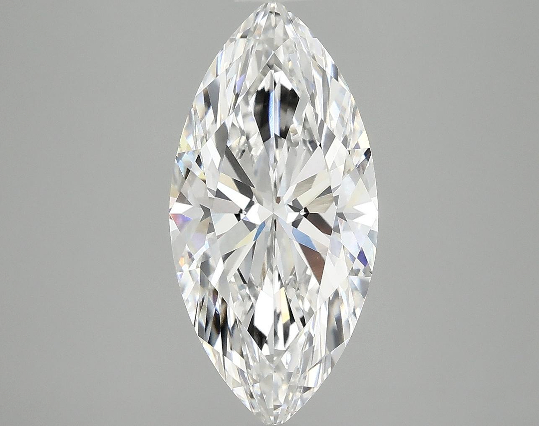 3.07 Carat Marquise Shaped Excellent Cut VVS2 IGI Certified Lab Grown Diamond