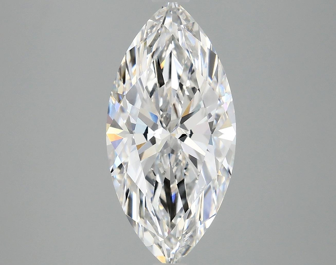 3.08 Carat Marquise Shaped Excellent Cut VVS2 IGI Certified Lab Grown Diamond