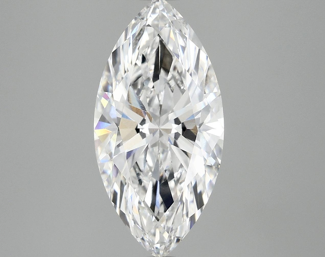 3.03 Carat Marquise Shaped Ideal Cut VVS2 IGI Certified Lab Grown Diamond