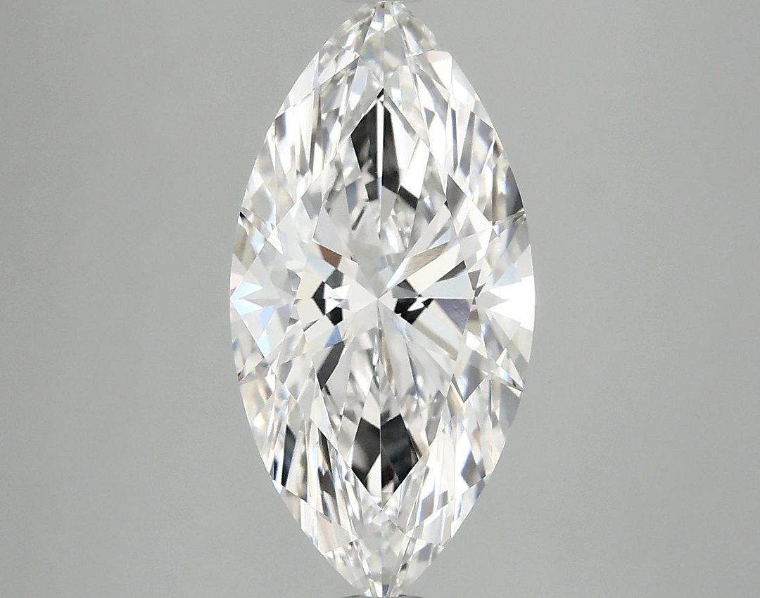 3.09 Carat Marquise Shaped Ideal Cut VVS2 IGI Certified Lab Grown Diamond