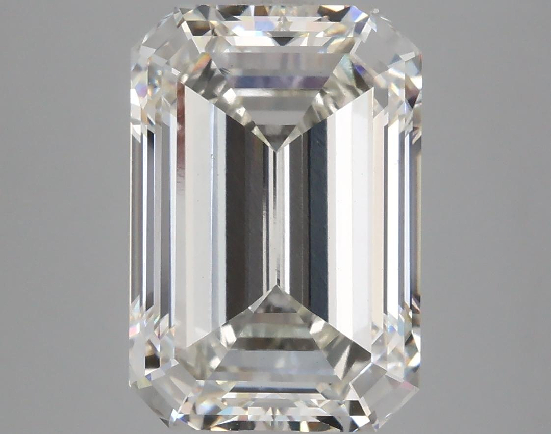 6.61 Carat Emerald Shaped Ideal Cut VS1 IGI Certified Lab Grown Diamond