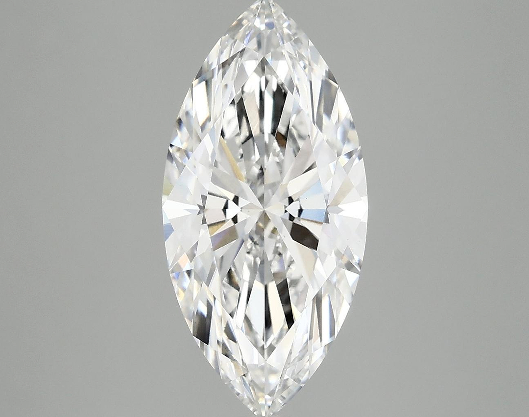 3.09 Carat Marquise Shaped Excellent Cut VVS2 IGI Certified Lab Grown Diamond